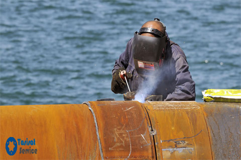 لوله کشی گاز صنعتی