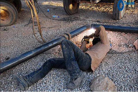 لوله کشی گاز صنعتی