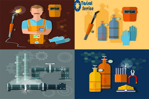 لوله کشی گاز صنعتی